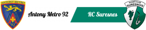 Match en retard de la 13e journée - Antony Metro 92 reçoit le Rugby Club Suresnois