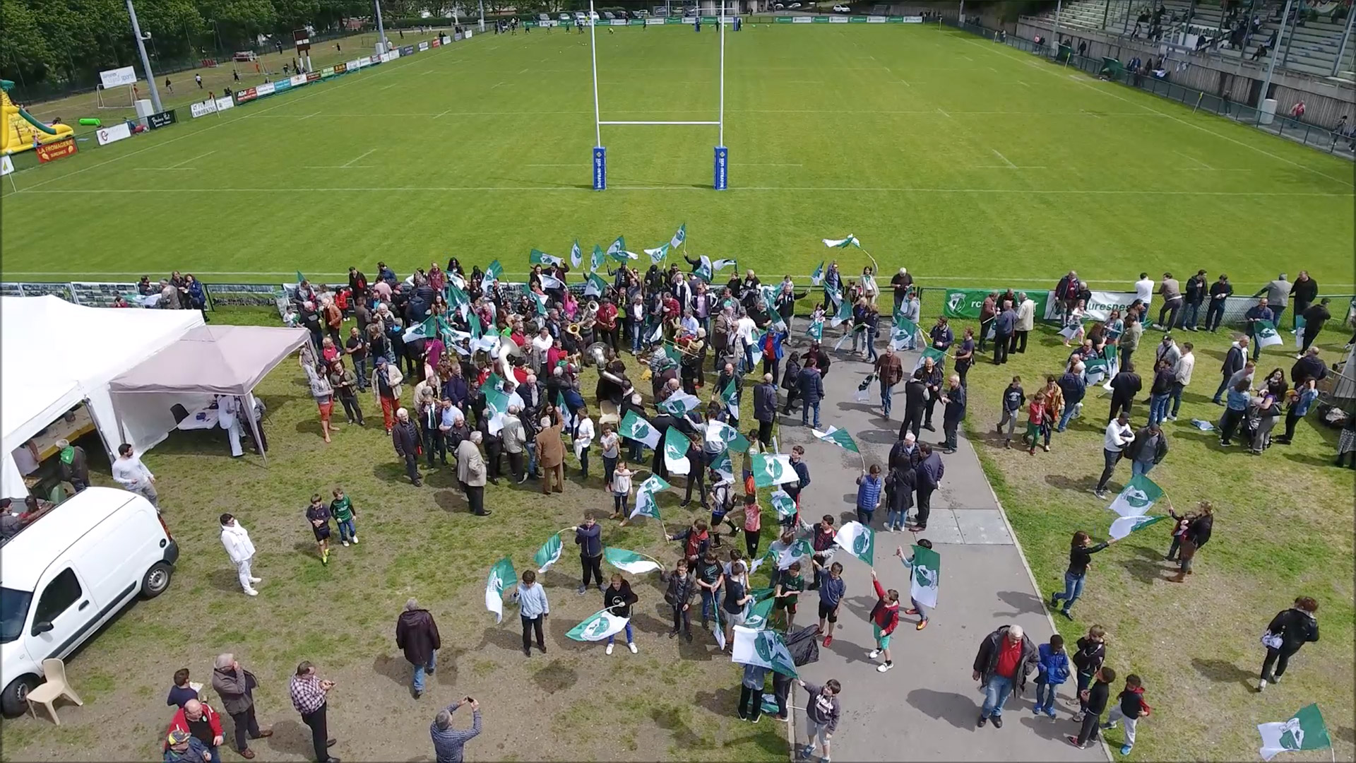 La fête du RCS vue d'en-haut