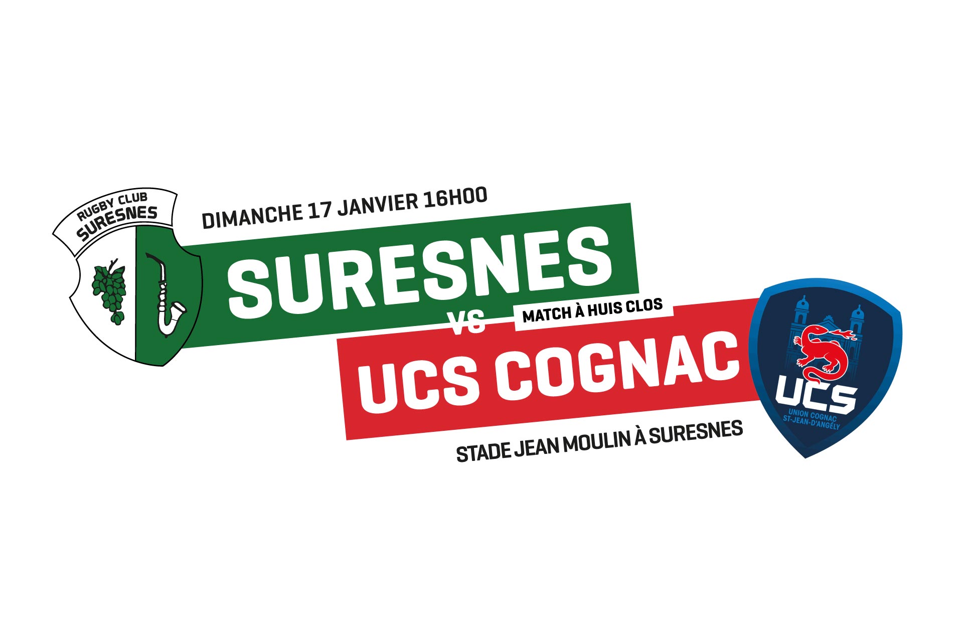 Annonce Suresnes / Cognac Rugby