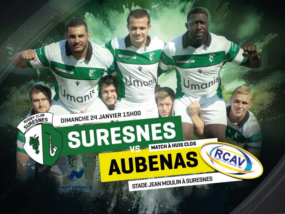 Match rugby Suresnes / Aubenas