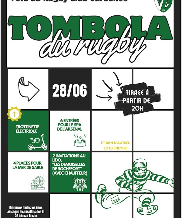 Tombola du RC Suresnes, Fête du Club 2025