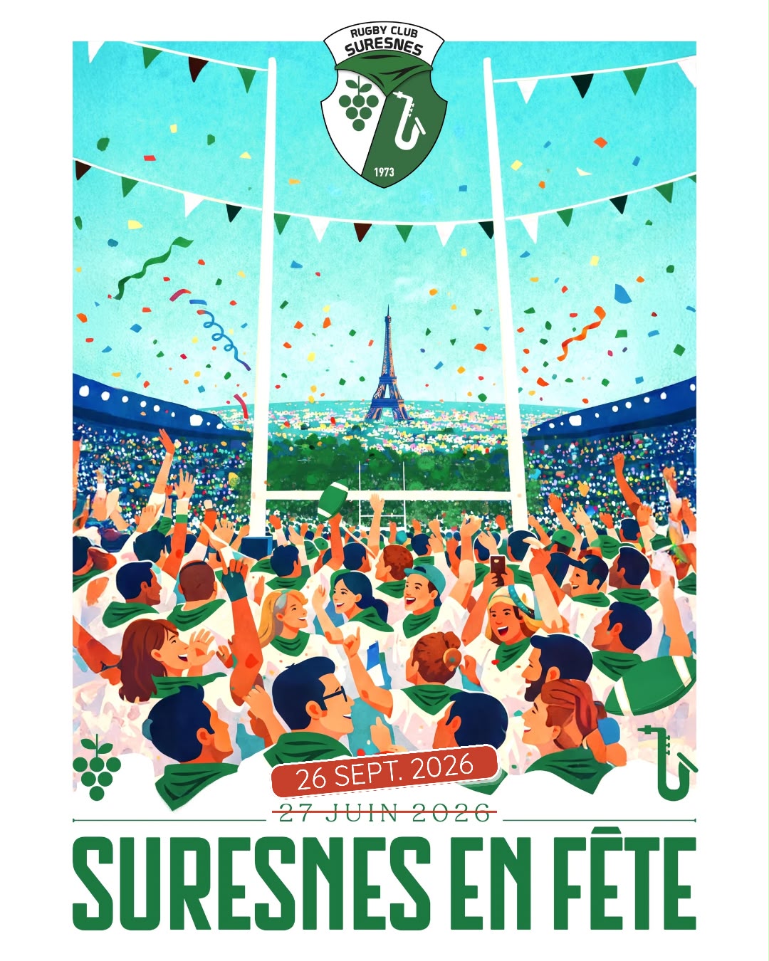 Affiche de la fête du club RCS