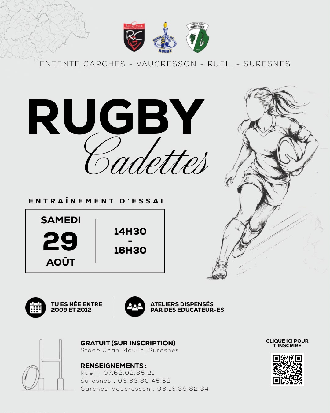 Équipe cadette RC Suresnes, Garches-Vaucresson et Rueil