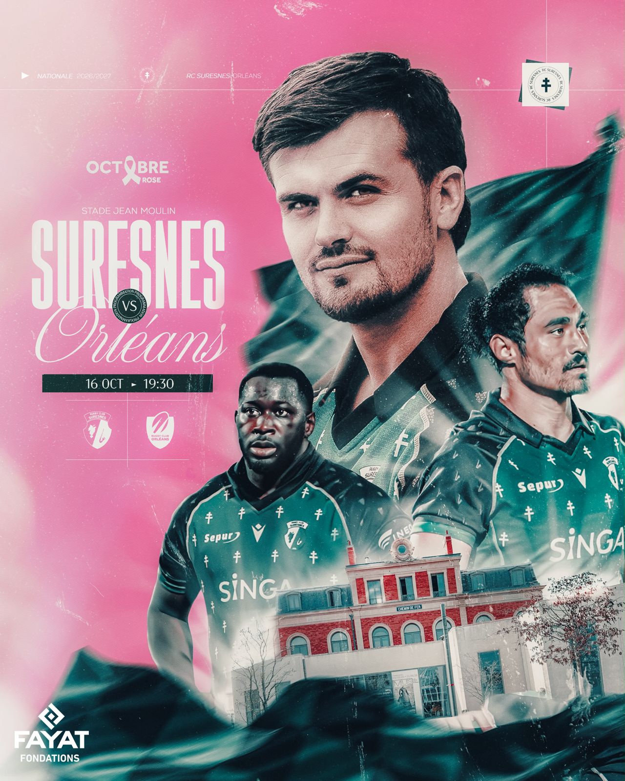 RC Suresnes - Orléans - 16 octobre 2026